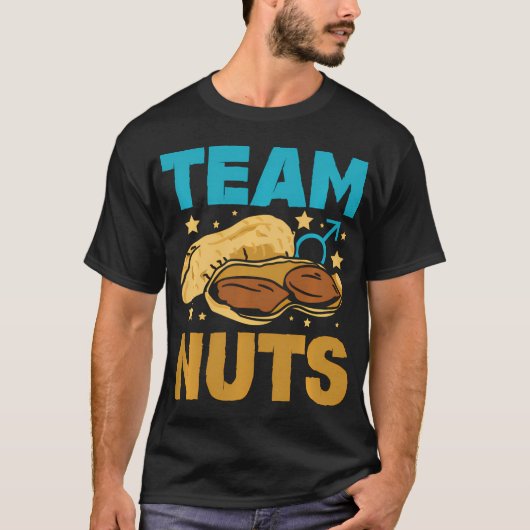 Gender Reveal Team Boy Nuts T-Shirt (Vorderseite)