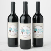 Gender Revekling Wine Label - Blaues Eis Weinetikett (Flaschen)