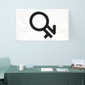 Gender-Symbol Banner (Messeveranstaltung)