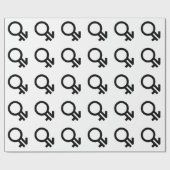 Gender-Symbol Geschenkpapier (Flach)
