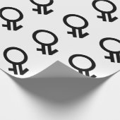 Gender-Symbol Geschenkpapier (Ecke)