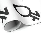 Gender-Symbol Geschenkpapier (Rolleneckpunkt)