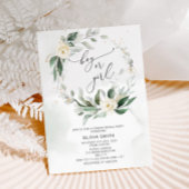 Gender Wasserfarbe Grün - Einladung