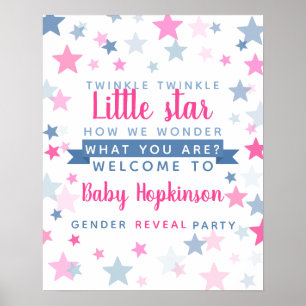 Gender zeigt Party-Zeichner auf Poster