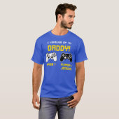 Genderbericht zum Gamer Vater Player Gaming Consol T-Shirt (Vorne ganz)