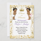 Genderdarstellung des Afrikanischen Prinzen oder P Einladung (Vorderseite)