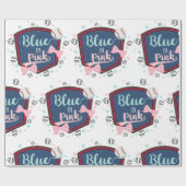 Genderdarstellung im Baseball oder bei Missbildung Geschenkpapier (Flach)