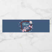 Genderdarstellung im Baseball Wasserflaschenetikett (Einzelnes Label)