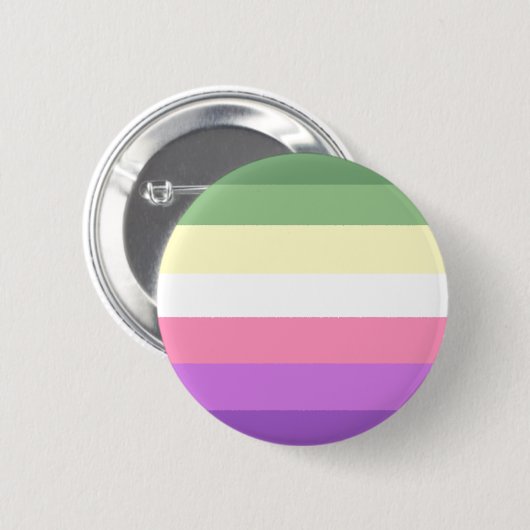 Genderfae pride button (Vorne & Hinten)