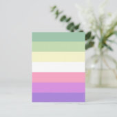 Genderfae Pride Flag  Postkarte (Stehend Vorderseite)