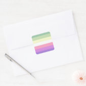 Genderfae Pride Flag   Quadratischer Aufkleber (Umschlag)
