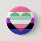 Genderfluid Abrosexual Pride Button (Vorderseite)