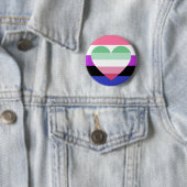 Genderfluid Abrosexual Pride Button (Beispiel)