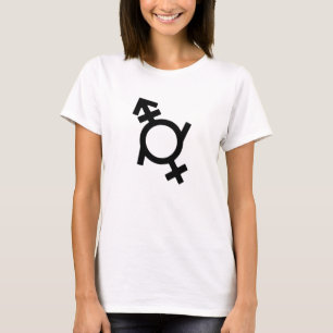 Genderfluid Androgyne Frauensymbol T-Shirt