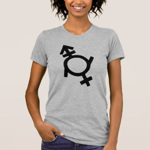 Genderfluid Androgyne Frauensymbol T-Shirt