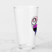 Genderfluid, ängstlich, aber stolz glas (Rechts)