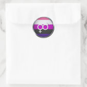 Genderfluid Aufkleber (Tasche)