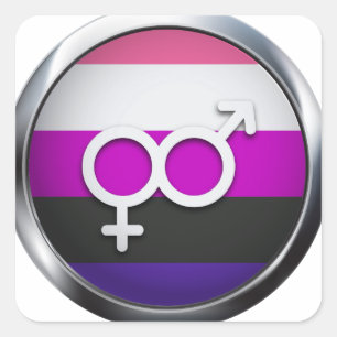 Genderfluid Aufkleber