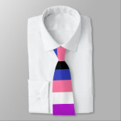 Genderfluid Colors Krawatte (Gebunden)