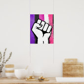 GENDERFLUID FIST POSTER (Küche)