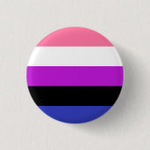 Genderfluid-Flag Button (Vorderseite)