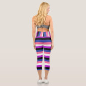 Genderfluid-Flag Capris (Rückseite)