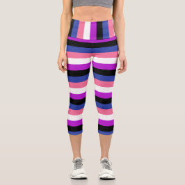 Genderfluid-Flag Capris