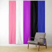 Genderfluid Flag Extra große LGBT Wandteppich (Beispiel)
