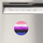 Genderfluid Flag Magnet (In Situ (Geschirrspüler))
