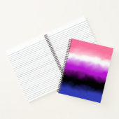 GenderFluid Flag Notebook Notizblock (Innenseite)