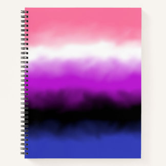 GenderFluid Flag Notebook Notizblock