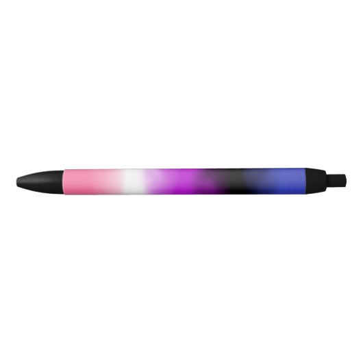Genderfluid Flag Pen Kugelschreiber (Vorderseite)