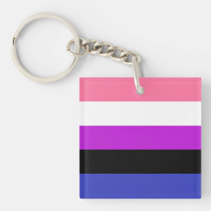 Genderfluid-Flag Schlüsselanhänger