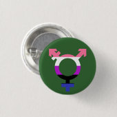 Genderfluid-Flag-Trans-Symbol Button (Vorne & Hinten)