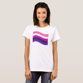 GENDERFLUID FLAG WAVING T - Shirt (Vorne ganz)