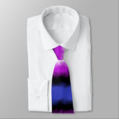 Genderfluid Flag Wide Strike Neck Tie Krawatte (Gebunden)