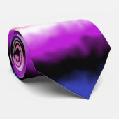 Genderfluid Flag Wide Strike Neck Tie Krawatte (Gerollt)