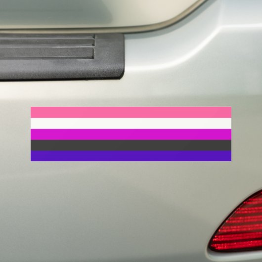 Genderfluid Flagge Autoaufkleber (Auf Auto)