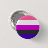 Genderfluid Flagge Button (Vorne & Hinten)
