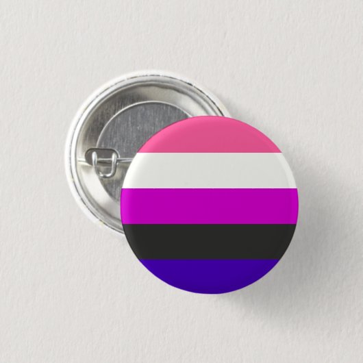 Genderfluid Flagge Button (Vorne & Hinten)