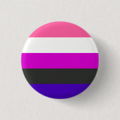 Genderfluid Flagge Button (Vorderseite)