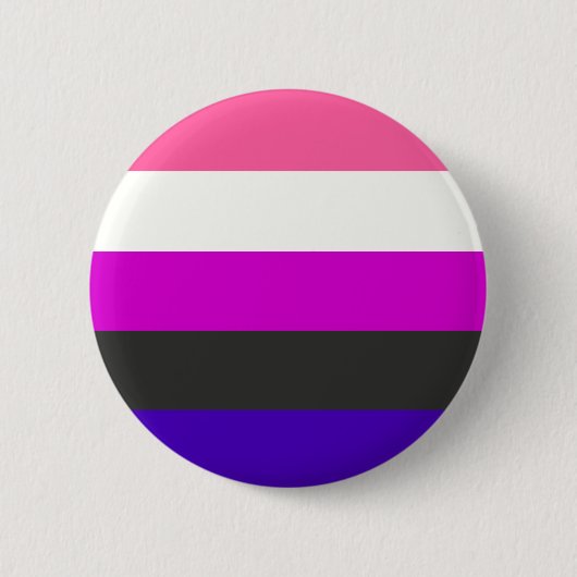 Genderfluid Flagge Button (Vorderseite)