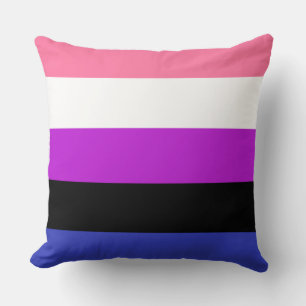 Genderfluid-Flagge Kissen