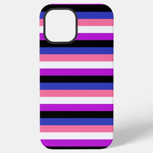 Genderfluid-Flaggenfarben Case-Mate iPhone-Hülle iPhone Hülle (Rückseite)