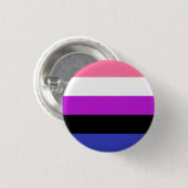 Genderfluid Flaggenknopf Button (Vorne & Hinten)