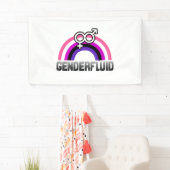 Genderfluid Gender Symbol Banner (Insitu)
