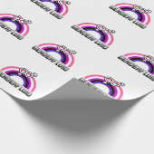 Genderfluid Gender Symbol Geschenkpapier (Ecke)