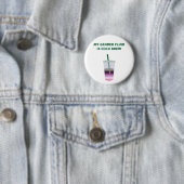 Genderfluid kaltes Gebräu Button (Beispiel)