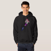 Genderfluid Koi Fish Hoodie (Vorne ganz)