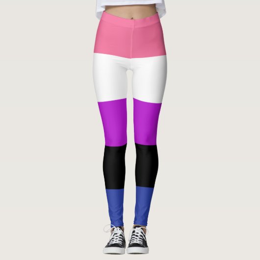 Genderfluid-Leggings Leggings (Vorderseite)